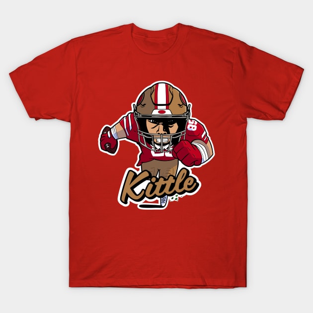 Best Football Tight End T-Shirt by Chris Nixt